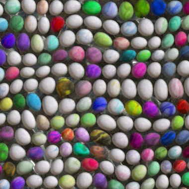 ıslak renkli taşlar