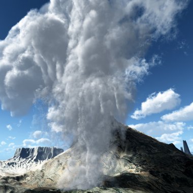 volkanik patlama