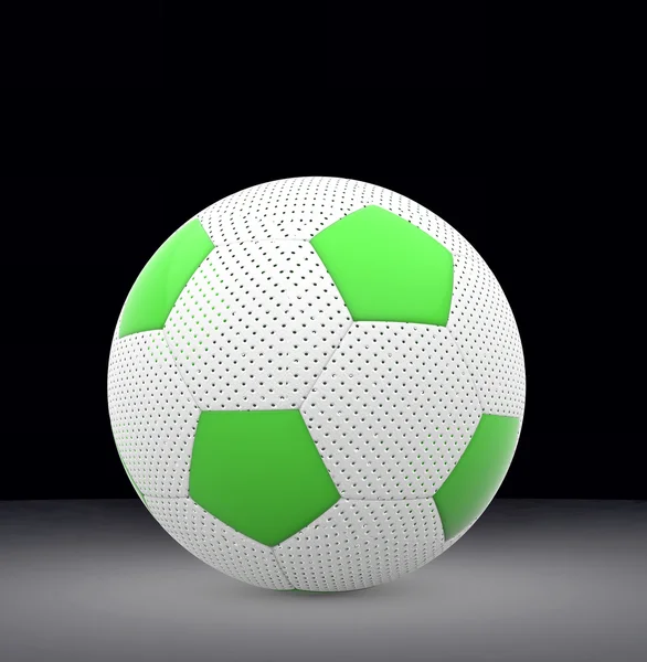 Piłka nożna na białym tle — Zdjęcie stockowe