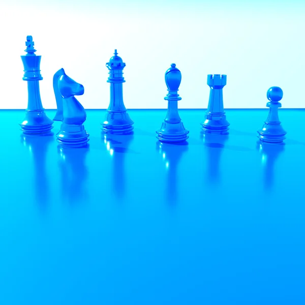Šachy bitva — Stock fotografie