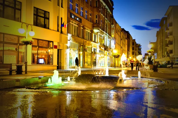 Wroclaw di notte / Polonia / — Foto Stock