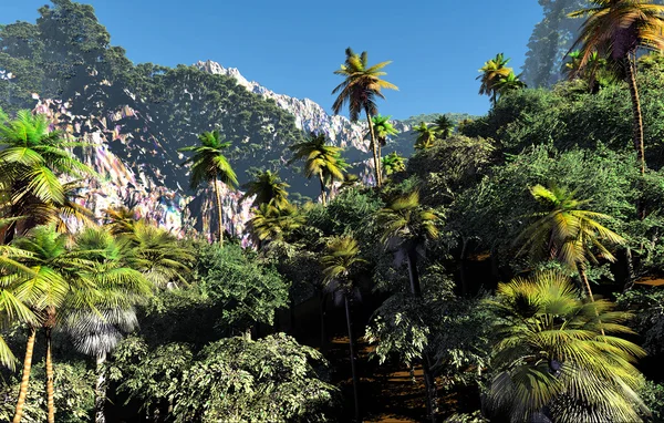 stock image Tropical landscape