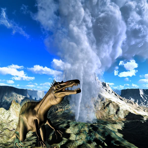 Dinosaur doomsday — Stock Photo, Image