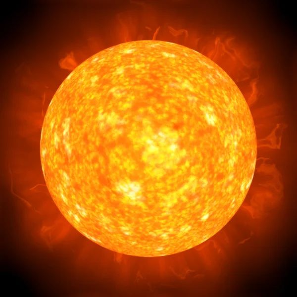 Sun corona — Stock Photo, Image
