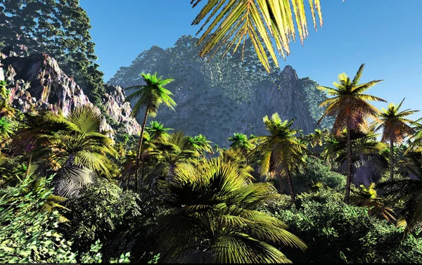 Tropische landschap — Stockfoto