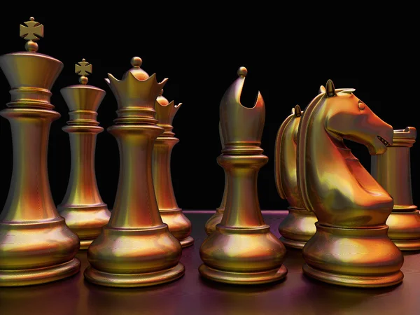 Battaglia degli scacchi — Foto Stock
