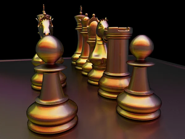 Battaglia degli scacchi — Foto Stock