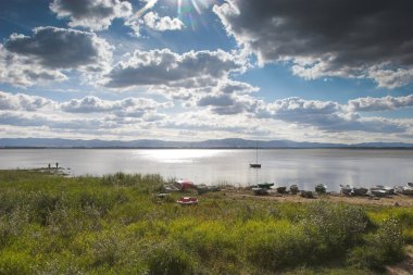 tipik Lehçe lakescape Güney