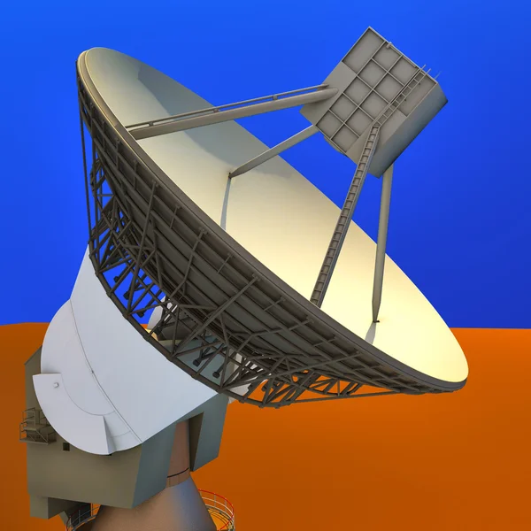 Antena parabólica de matriz grande — Fotografia de Stock