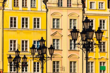 Pazar Meydanı başlanmasıyla Wroclaw, Polonya