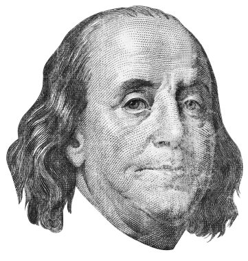 Benjamin franklin clipart