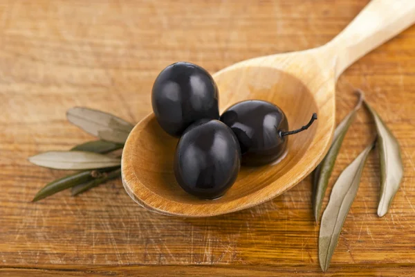 Zwarte olijven — Stockfoto