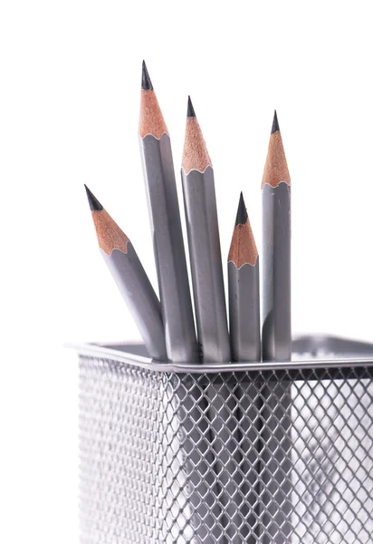 Zilveren potloden — Stockfoto