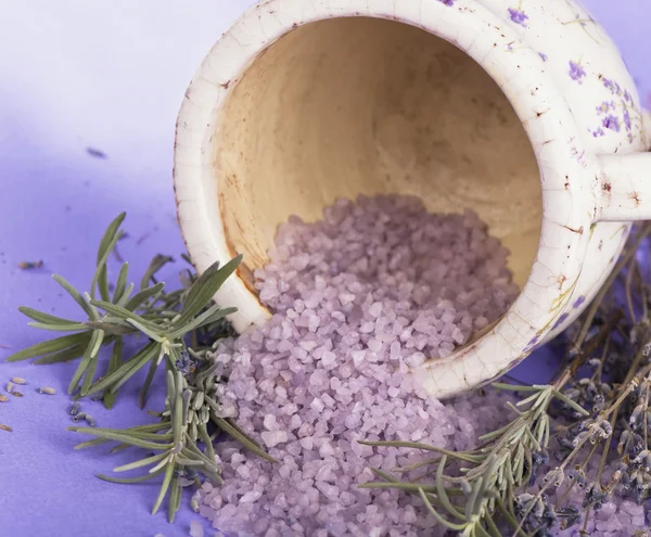 Spa lavendel cosmetica — Stockfoto