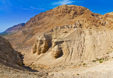Caves of Qumran, Israel clipart