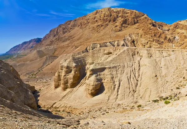Grottes de Qumran, Israël Images De Stock Libres De Droits