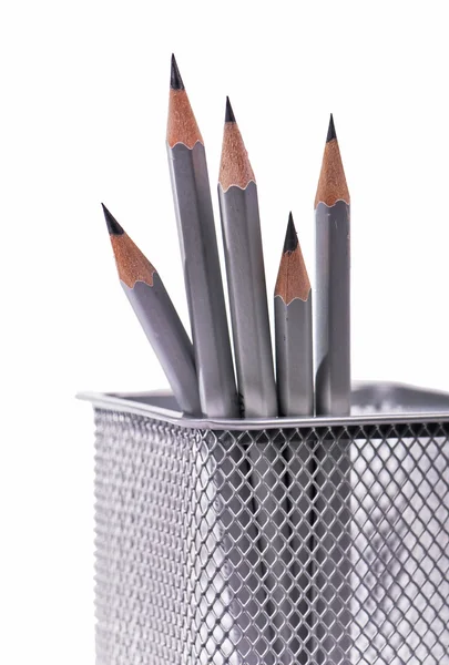 Szary ołówki — Zdjęcie stockowe