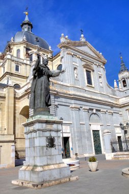 Almudena Cathedral in Madrid Spain clipart