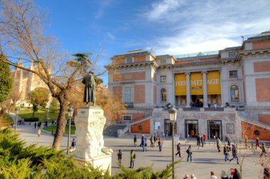 Prado Museum in Madrid, Spain. clipart