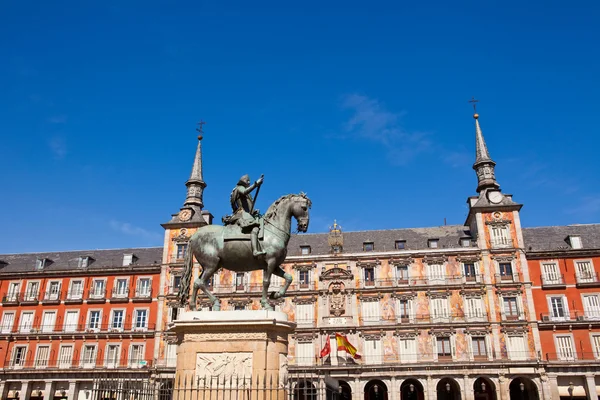 Plaza Mayor w Madrycie — Zdjęcie stockowe