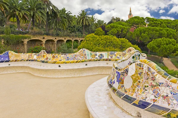 Πάρκο Guell στη Βαρκελώνη — Φωτογραφία Αρχείου