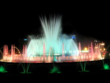 Barcelona güzel fıskiye