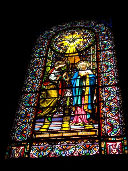 Kirke farvet glas - Stock-foto