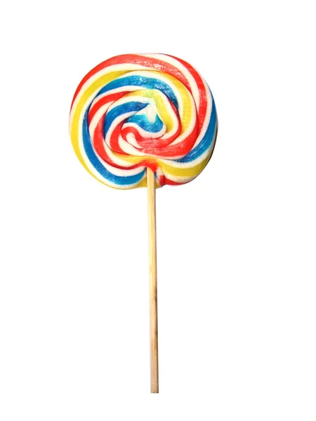 stock image Colorful lollipop isolated in white