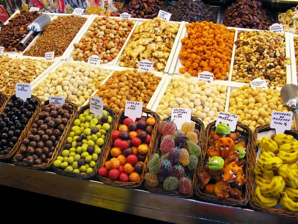 Marketteki şekerler — Stok fotoğraf