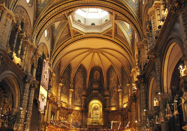 stock image Montserrat church