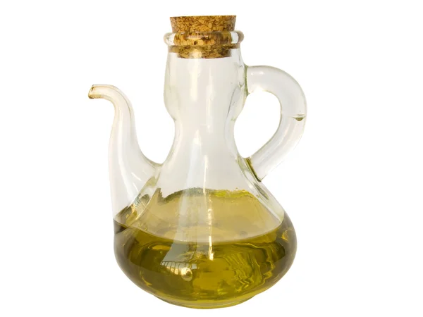Olive oil bottle with clipping path — Stock Photo, Image