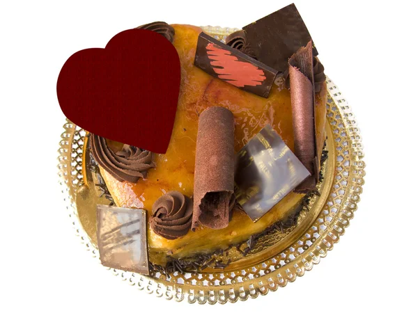 발렌타인 케이크 — 스톡 사진