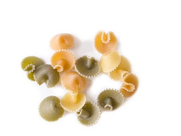 Italian pasta isolated over white background — Stock Photo, Image