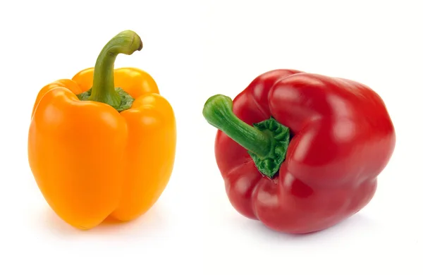 Gelber und roter Paprika — Stockfoto