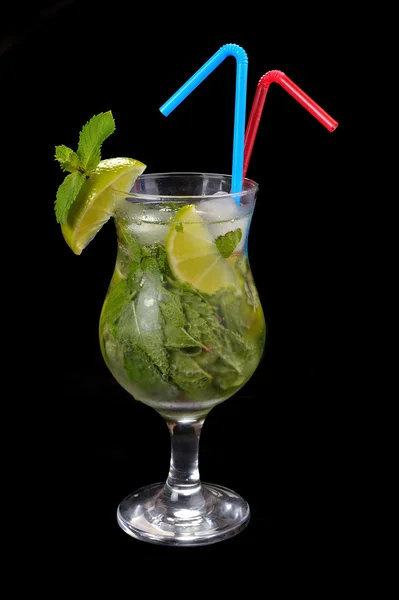 Mojito cocktail med lime — Stockfoto