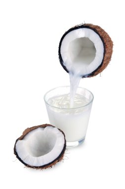 Coconut milk clipart