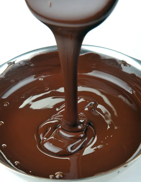 多くのチョコレート上からの落下 — ストック写真