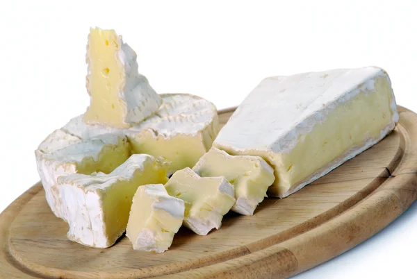 Camembert ve Brie peyniri — Stok fotoğraf