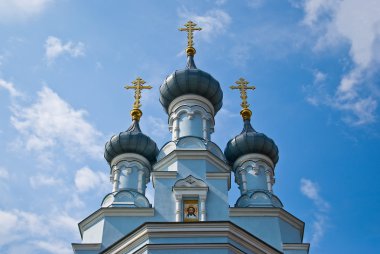 The domes of the Orthodox Church clipart