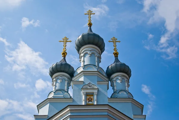Le cupole della Chiesa ortodossa — Foto Stock