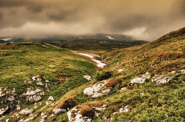 stock image Fog in mountains