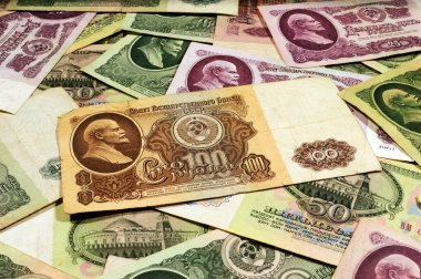 Soviet money clipart