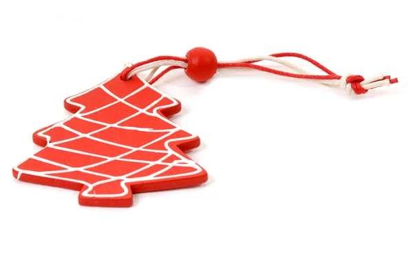 Christmas ornament, red spruce — Stock Photo, Image