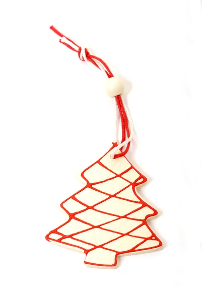 Christmas ornament of a fir tree — Stock Photo, Image