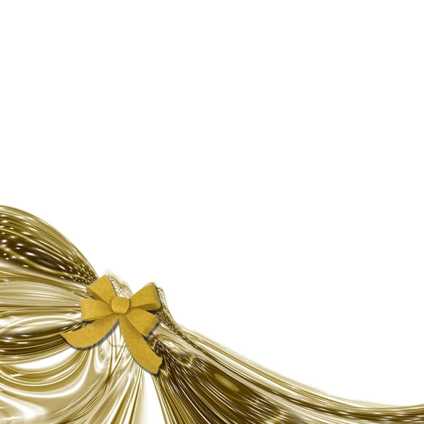 Gouden lus Geschenkenkaart — Stockfoto