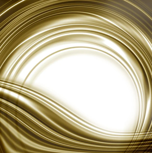 Fundo branco e borda circular dourada — Fotografia de Stock