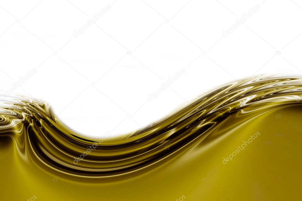 Abstract liquid gold background