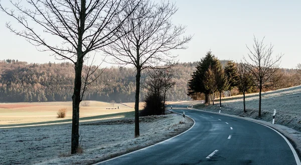 stock image Curved road