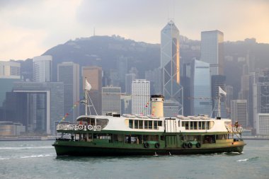 Hong Kong harbour clipart