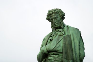 Monument to Alexander Pushkin clipart